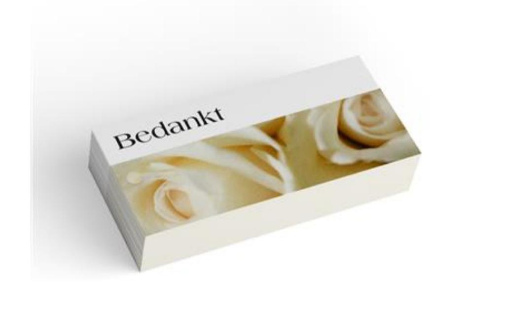 Bloemen-& kadokaartje