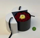 Flowerbox wit/zwart