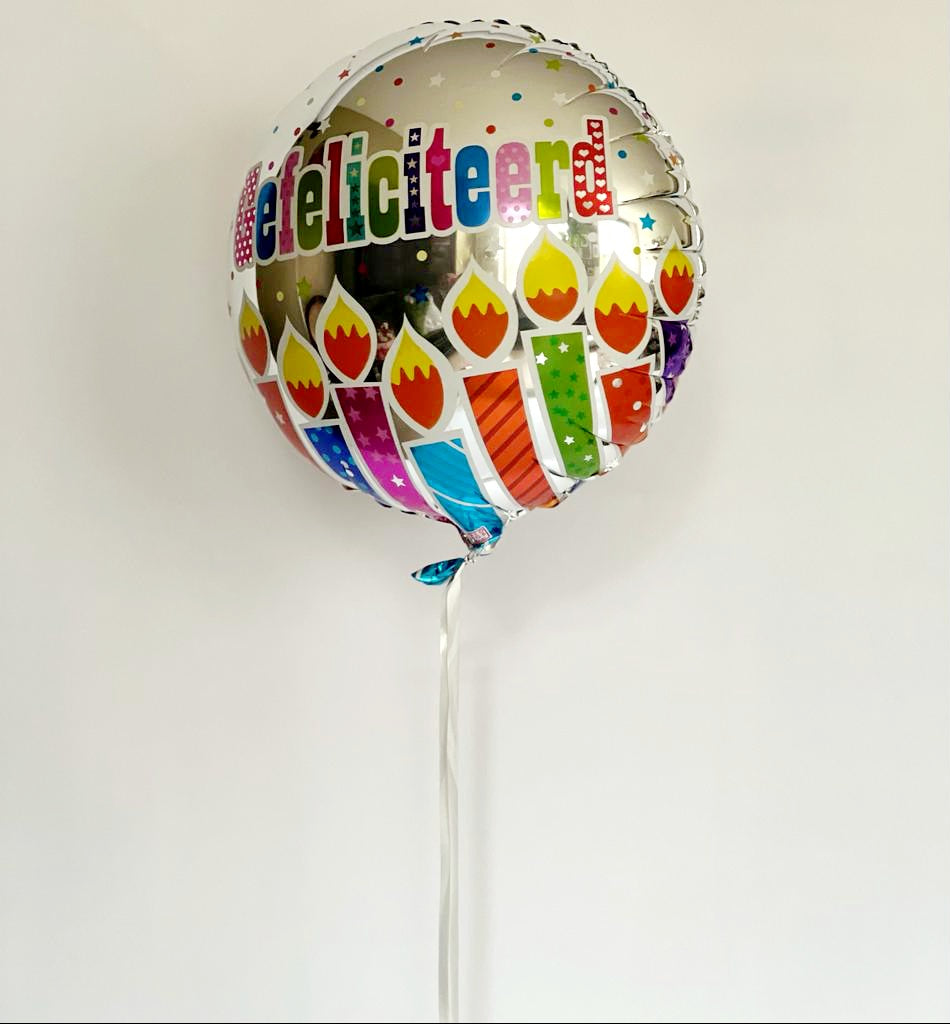 Helium ballon gefeliciteerd